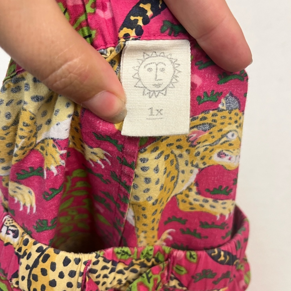 Print Fresh Long PJ Set Bagheera Hot Pink 1X - Picture 8 of 14